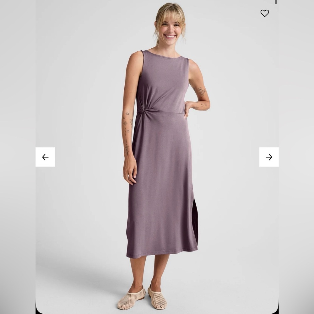 Beyond Yoga Rotation Side Twist Midi Dress - Woodland